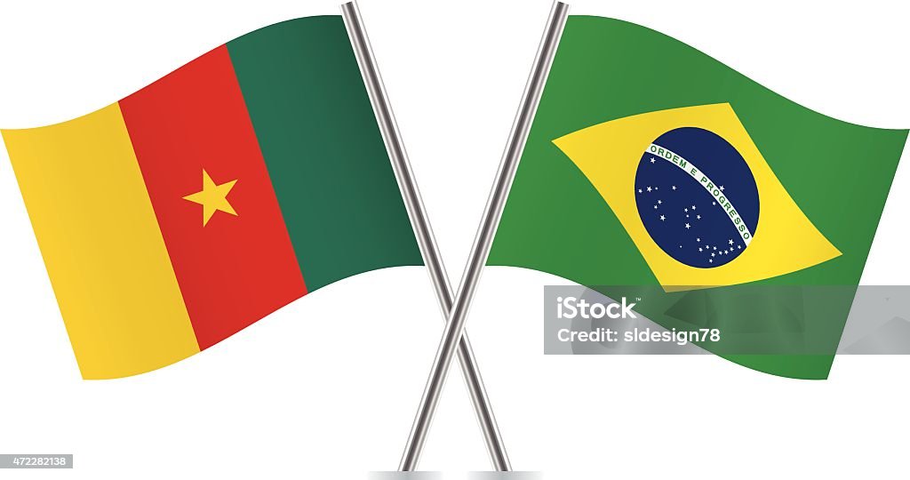 Icm Flags Ilustración de Brasileña Y Camerún Flags Vector y más Vectores Libres ...