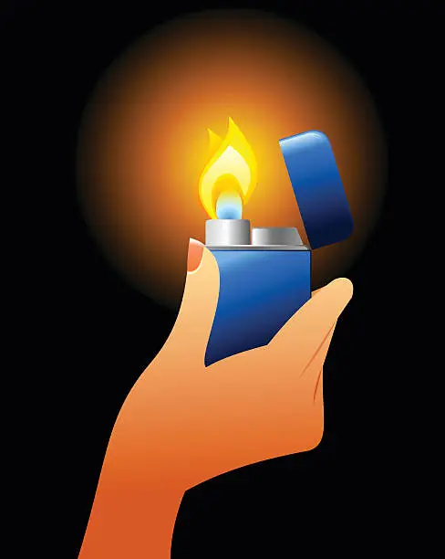 Vector illustration of Lighter