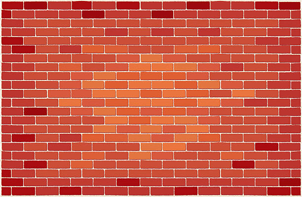 Brick Wall An a Vector Illustration of Brick Wall brick wall illustrations stock illustrations