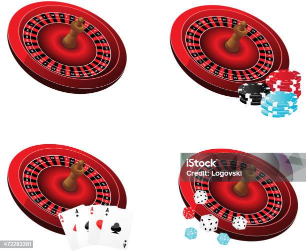 카시노 아이콘 겜블링 칩에 대한 스톡 벡터 아트 및 기타 이미지 - 겜블링 칩, 룰렛, 카드-여가활동 게임