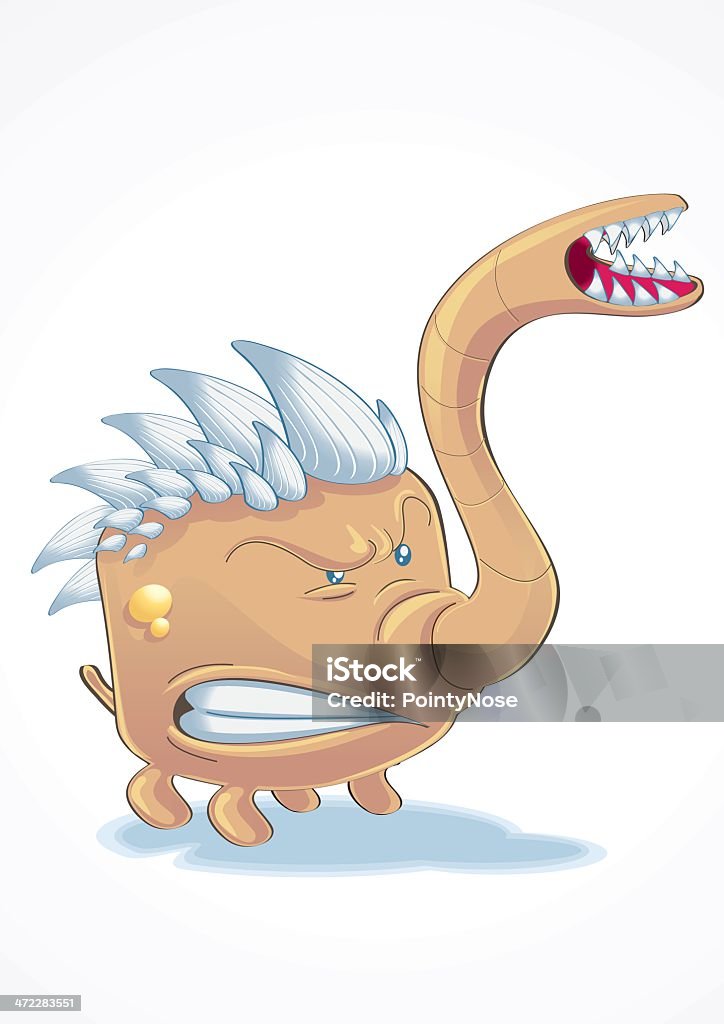 Pointy Hair Monster Stock Illustration - Download Image Now - Aggression,  Alien, Anger - iStock