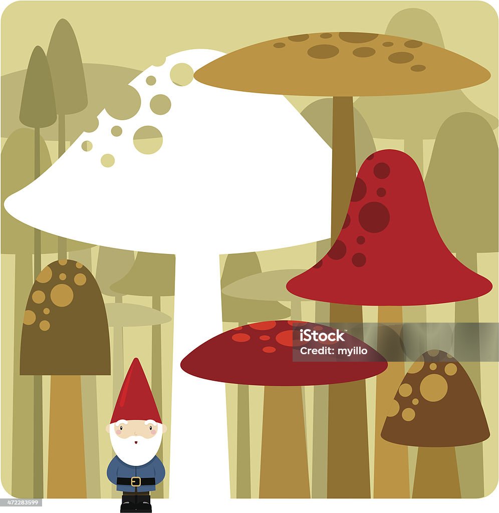 gnome and mushrooms http://i681.photobucket.com/albums/vv179/myistock/fall.jpg Garden Gnome stock vector