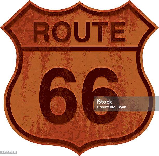 ラスティルート 66 の標識 - ルート66のベクターアート素材や画像を多数ご用意 - ルート66, 標識, ベクター画像