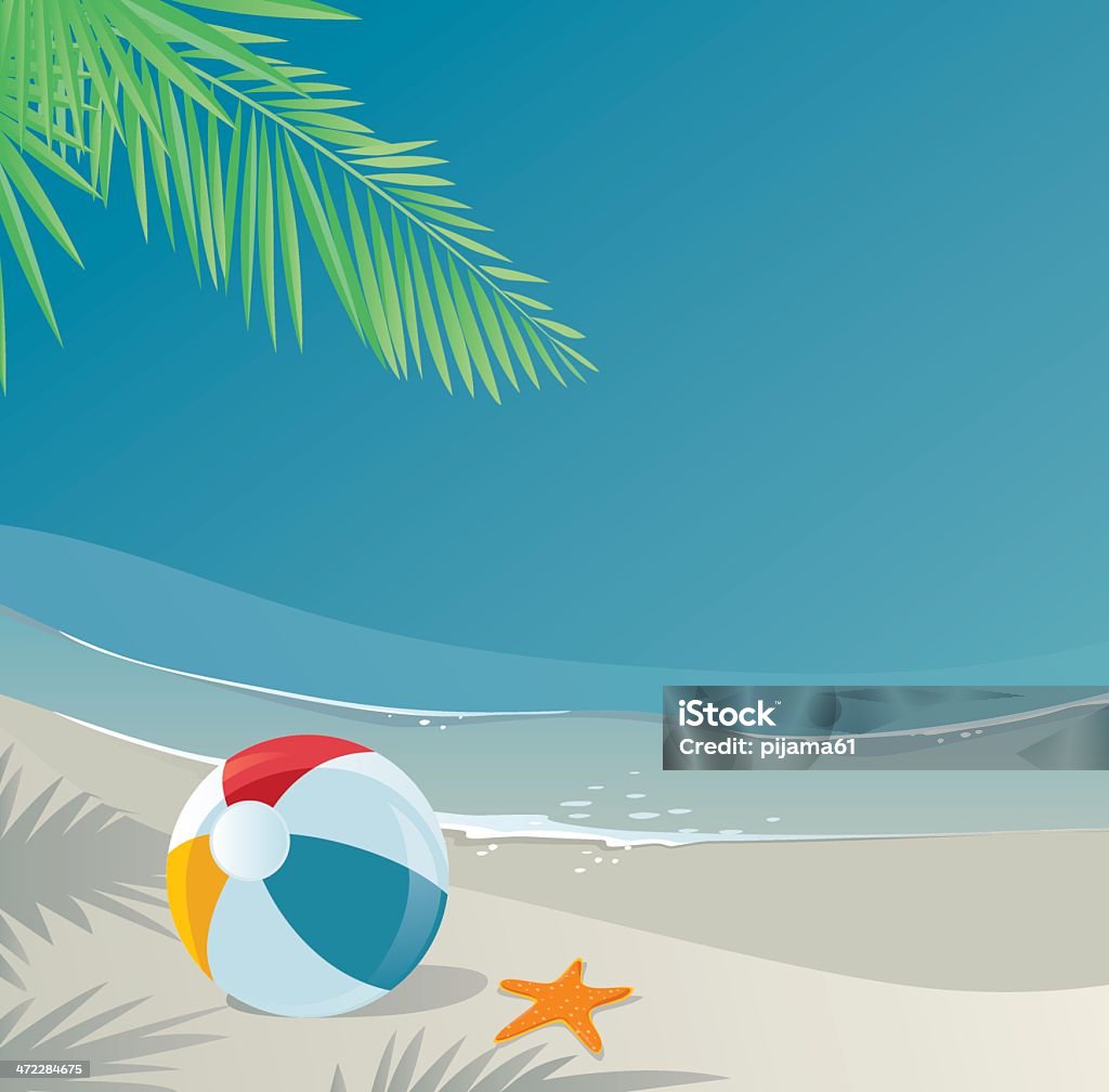 Beach Ball - Lizenzfrei Bildhintergrund Vektorgrafik