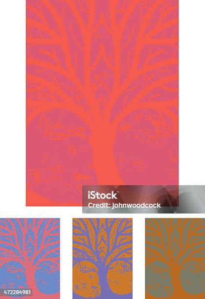 Psychedelic Tree Pattern Psychedelic Tree Stock Illustration - Download Image Now - Abstract ...