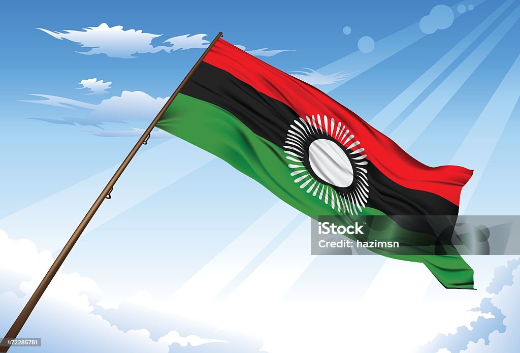 New Malawi drapeau - clipart vectoriel de Affaires Finance et Industrie libre de droits