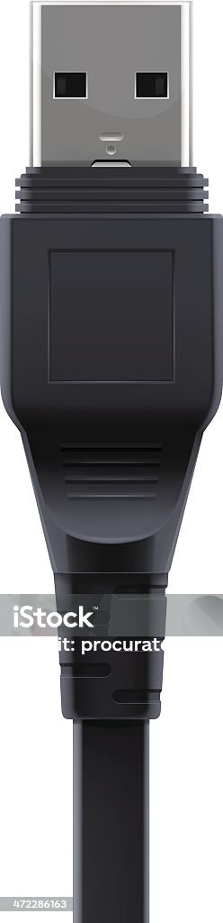 USB-Kabel - Lizenzfrei Ausrüstung und Geräte Vektorgrafik