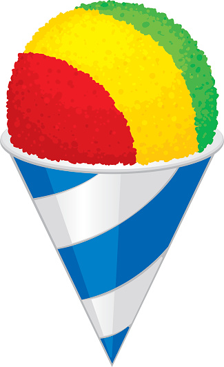 colorful snow cone design