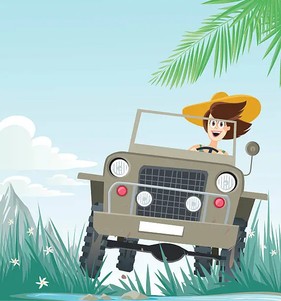 Vector illustration of safari