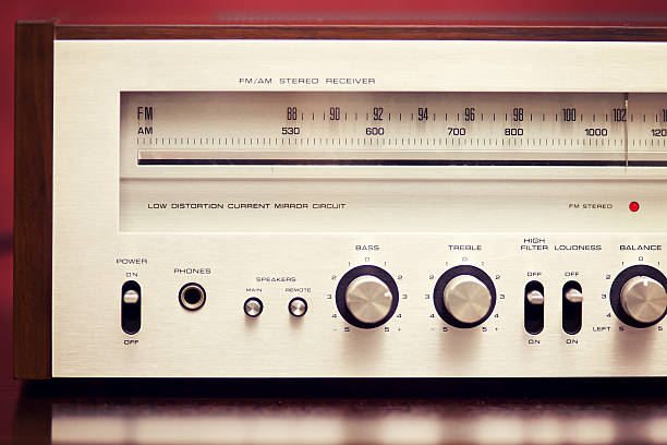istock Vintage Stereo Radio Receiver 472287646