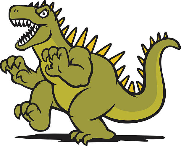 Lizard Monster Stock Illustration - Download Image Now - Godzilla, Cartoon,  Monster - Fictional Character - iStock