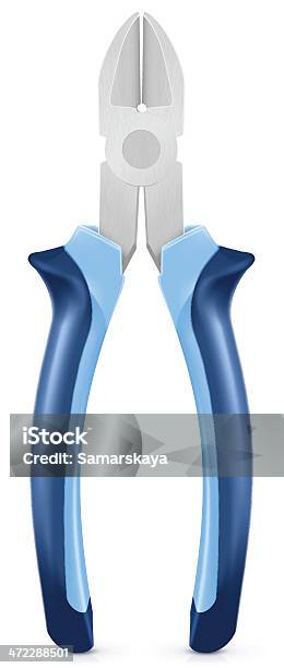 Nippers Stock Illustration - Download Image Now - Blue, Pliers, Bolt Cutter