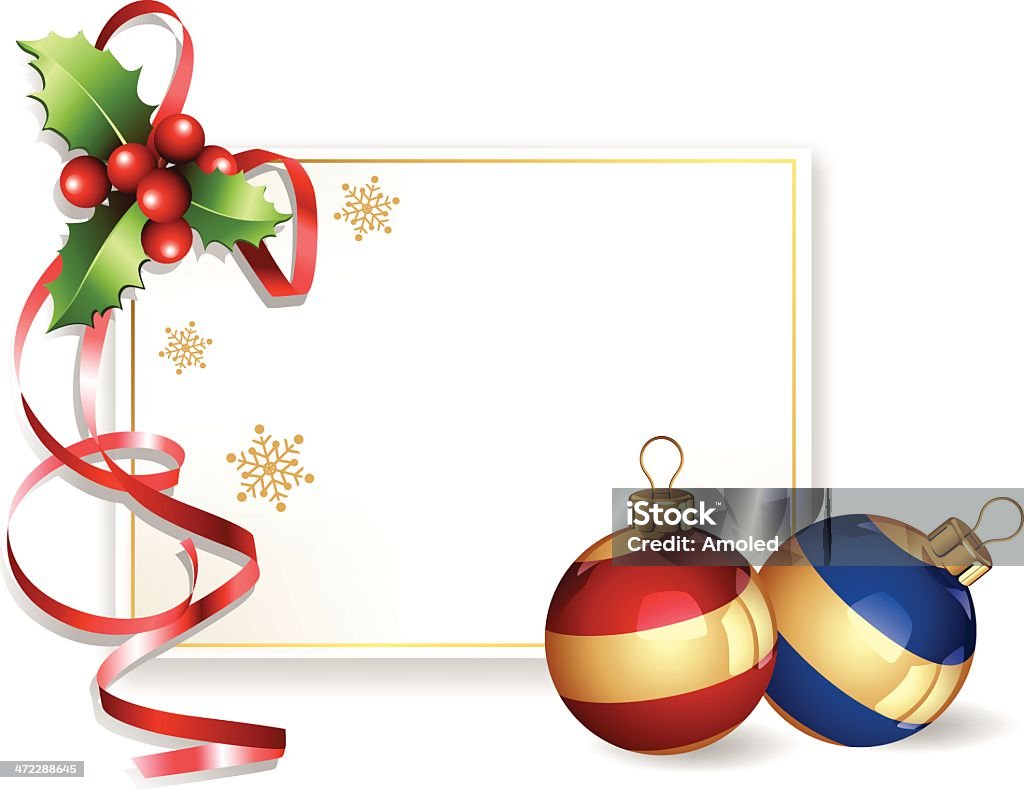 Carte de Noël - clipart vectoriel de Art libre de droits