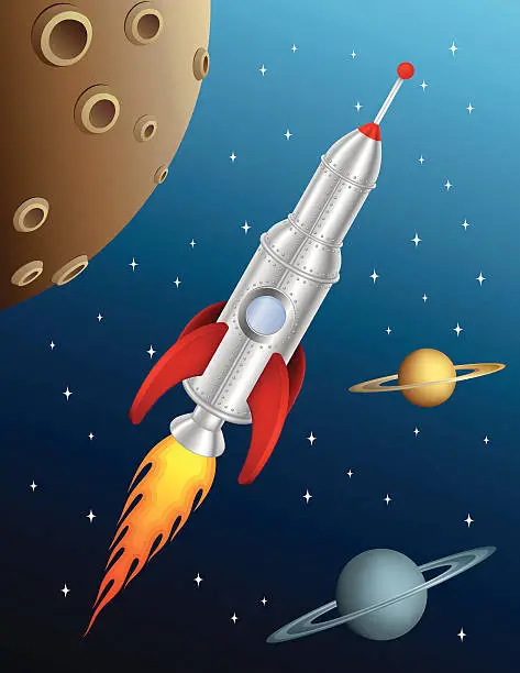 Vector illustration of Space Travel