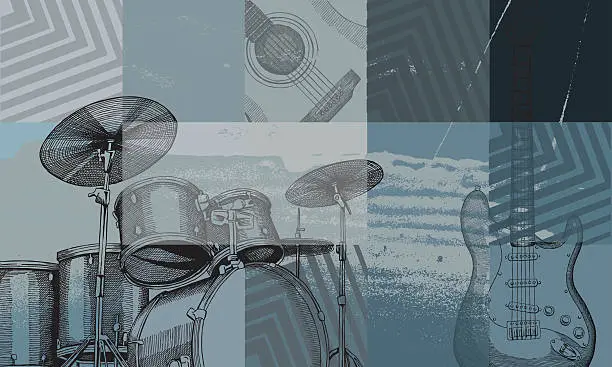 Vector illustration of Music background