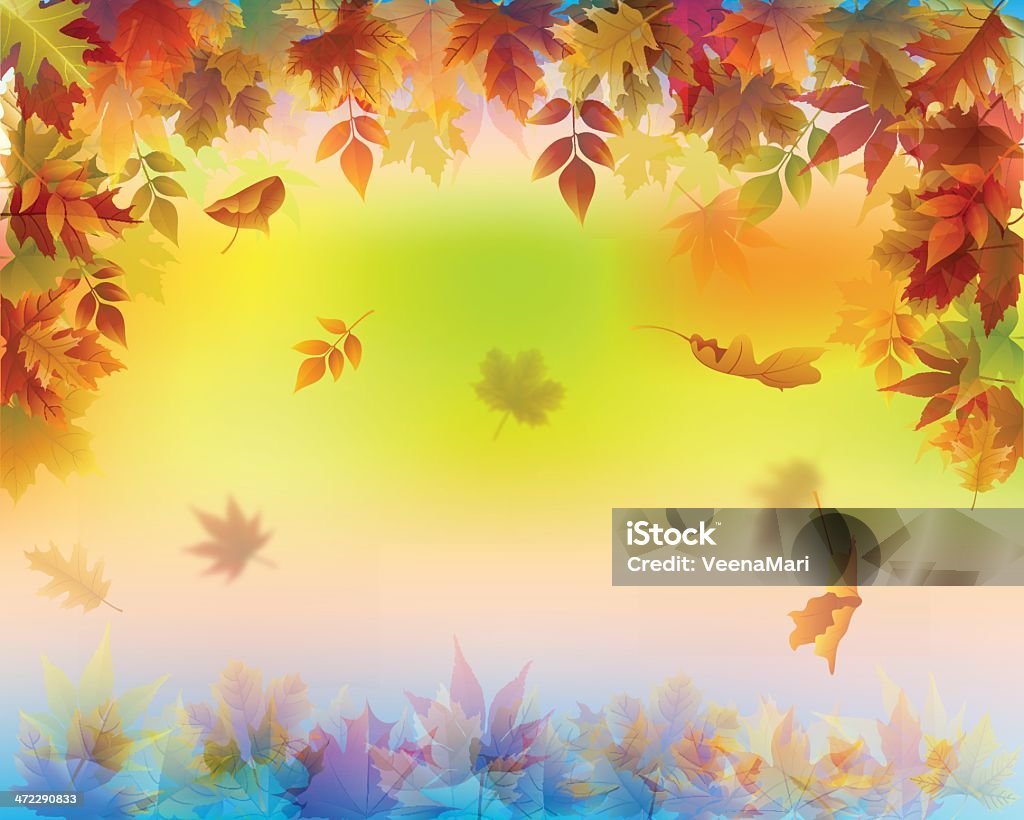 Editable Fall Background Fall Background Stock Illustration - Download Image Now - Autumn ...