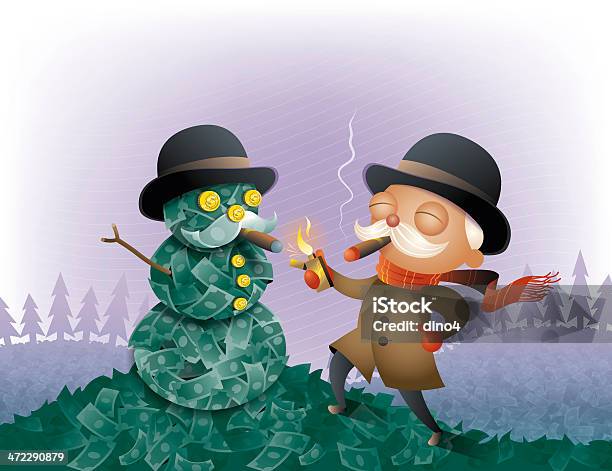 Snow Me The Money Stock Illustration - Download Image Now - Winter, Currency, Coin
