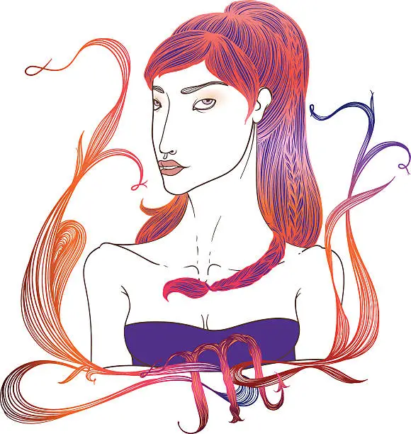 Vector illustration of Horoscope: Scorpio