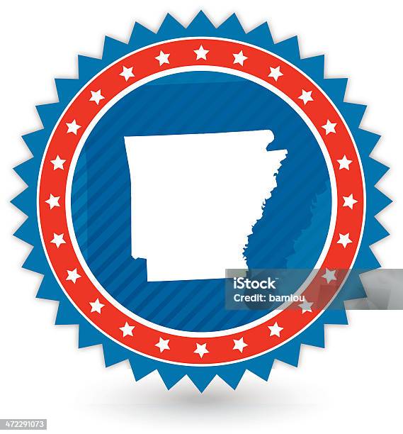 Badge De Larkansas Vecteurs libres de droits et plus d'images vectorielles de Amérique du Nord - Amérique du Nord, Arkansas, Badge