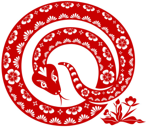 ilustrações de stock, clip art, desenhos animados e ícones de ano da serpente - snake 2013 chinese new year year