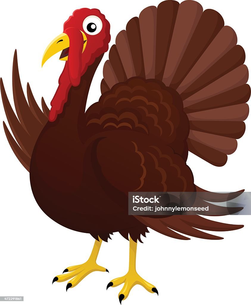 Smiling Turkey Smiling Turkey Stock Illustration - Download Image Now - Animal, Bird ...