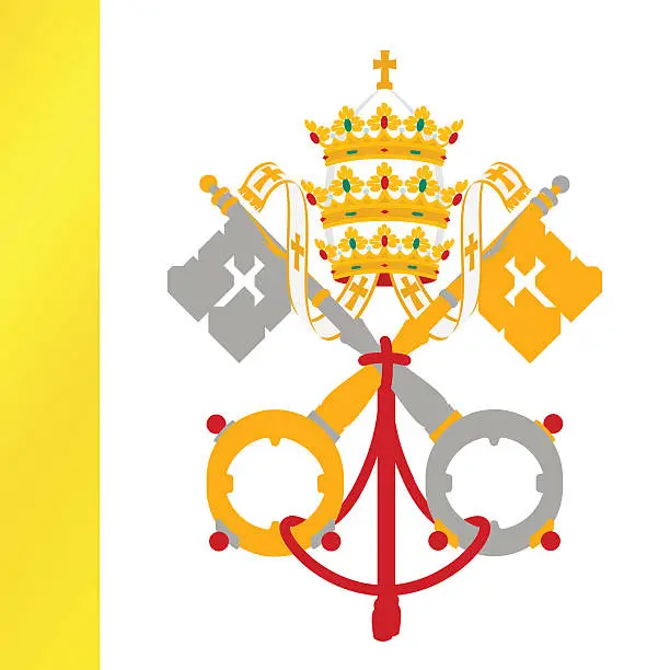 Vector illustration of VATICAN COAT OF ARMS