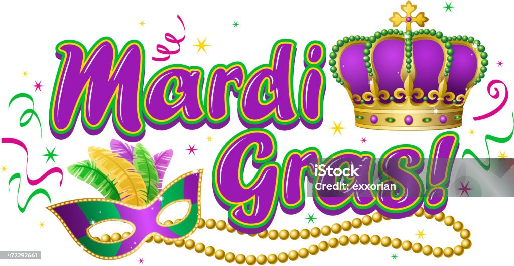 Mardi Gras Celebration Mardi Gras celebration. Bead stock vector