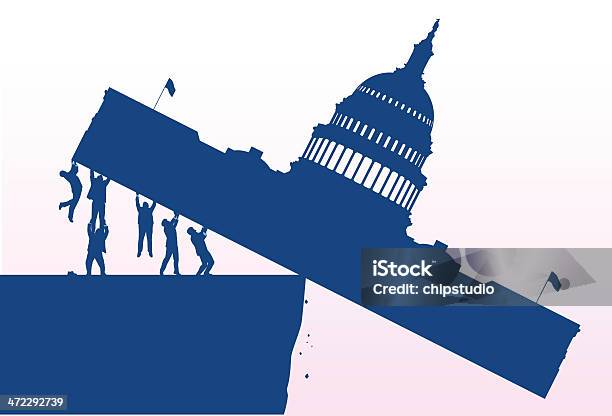 Congresso Profilo - Immagini vettoriali stock e altre immagini di Washington DC - Washington DC, Capitol Building, Democrazia