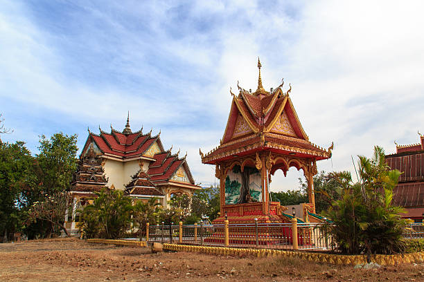 istock Temple at Pakse, Champasak, Laos 472294874