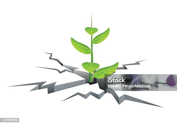 Wachstum Sprout Stock Vektor Art und mehr Bilder von Entstehung - Entstehung, Wachstum, Gebrochen