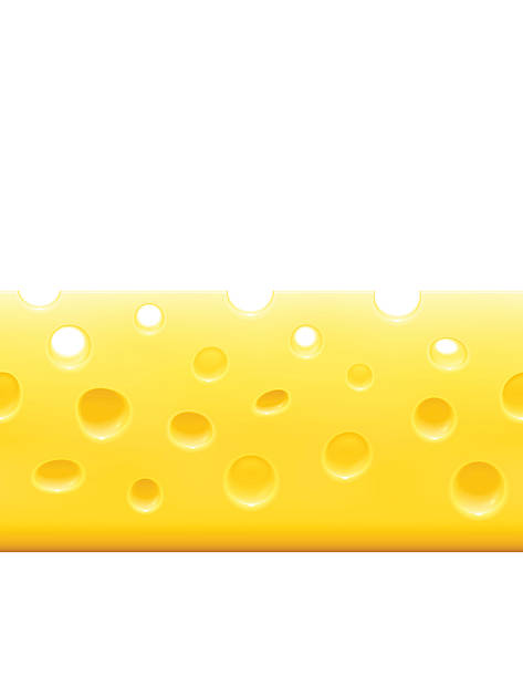 Horizontal Cheese Background vector art illustration