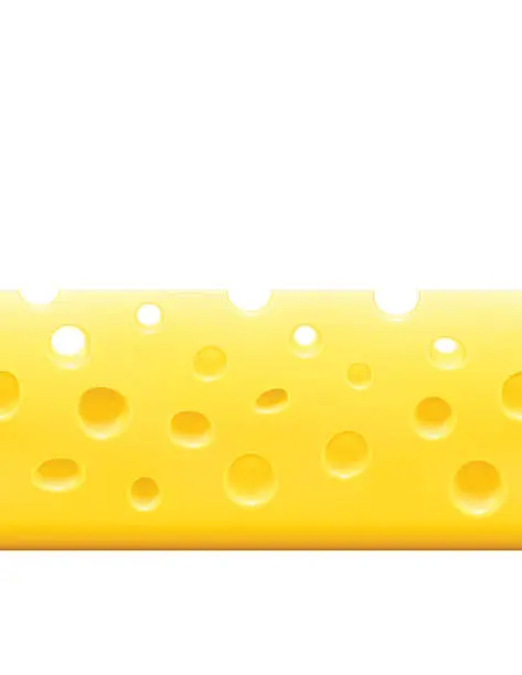 Vector illustration of Horizontal Cheese Background