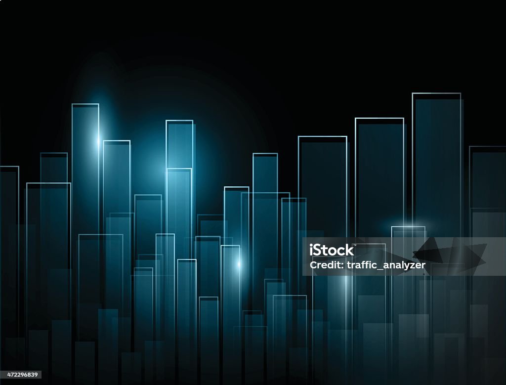 Stock market chart Illustration contains a transparency blends/gradients. Additional .aiCS5 file included. EPS 10 NASDAQ stock vector