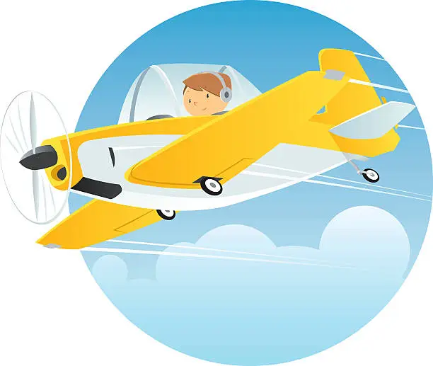 Vector illustration of Airplane