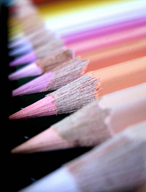 color pencils stock photo