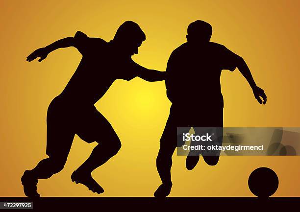 Soccer Player Stock Vektor Art und mehr Bilder von Aktiver Lebensstil - Aktiver Lebensstil, Aktivitäten und Sport, Ball passen