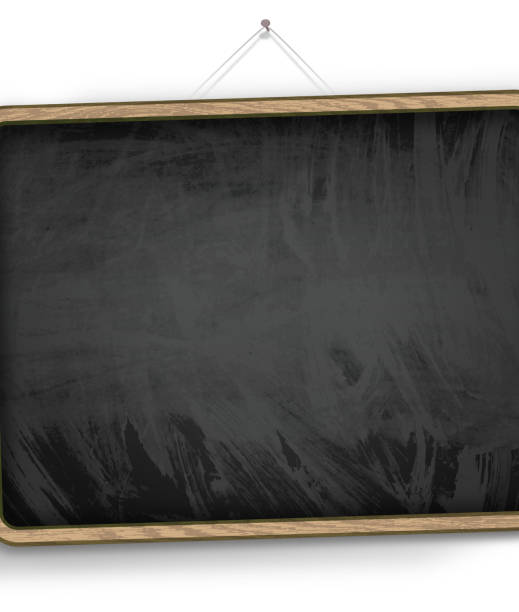 School blackboard School blackboard classroom borders stock illustrations