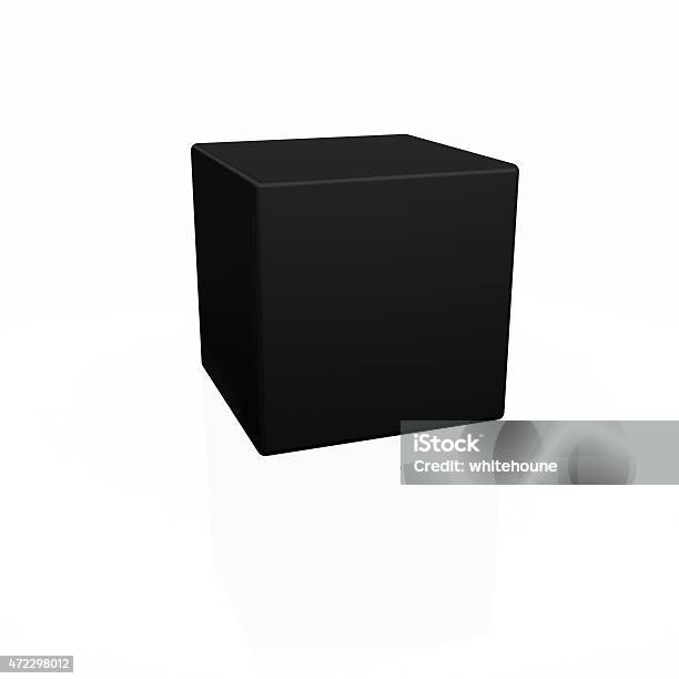 Black Cube Stock Photo - Download Image Now - Black Color, Cube Shape ...