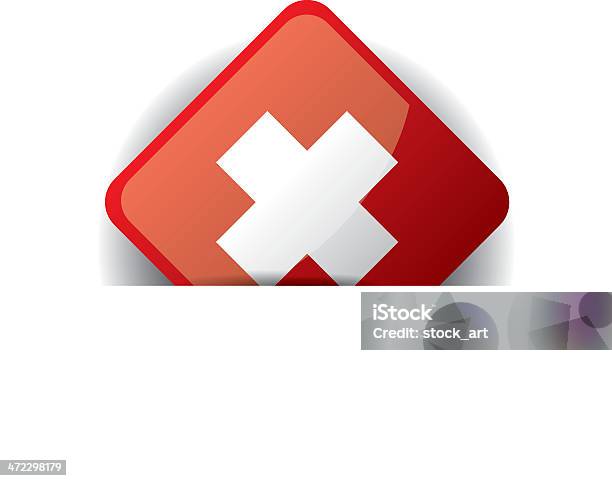 Ícone Brilhante Com Bandeira Da Suíça Em Branco De Bolso - Arte vetorial de stock e mais imagens de Bandeira