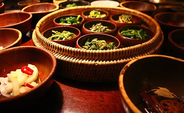 istock Buddhist Temple Food in Korea 472298382