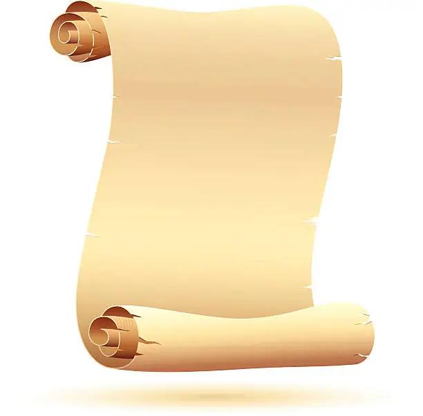 Vector illustration of Parchment Scroll