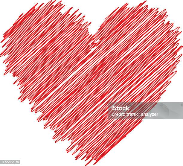 심장 낙서-패턴에 대한 스톡 벡터 아트 및 기타 이미지 - 낙서-패턴, 로맨스, 밝은 색상