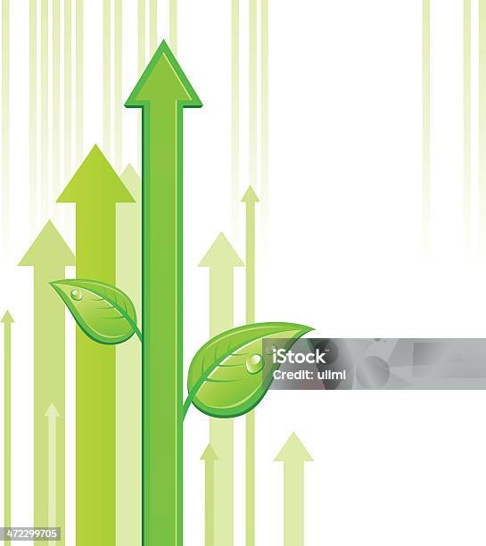 Freccia Verde - Immagini vettoriali stock e altre immagini di Affari - Affari, Ambiente, Colore verde