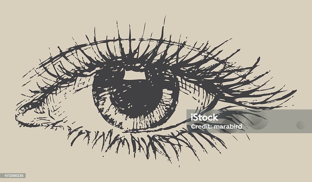 目を - 眼のロイヤリティフリーベクトルアート
