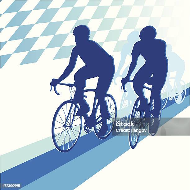 Гоночный Велосипед — стоковая векторная графика и другие изображения на тему Гоночный велосипед - Гоночный велосипед, Векторная графика, Гора
