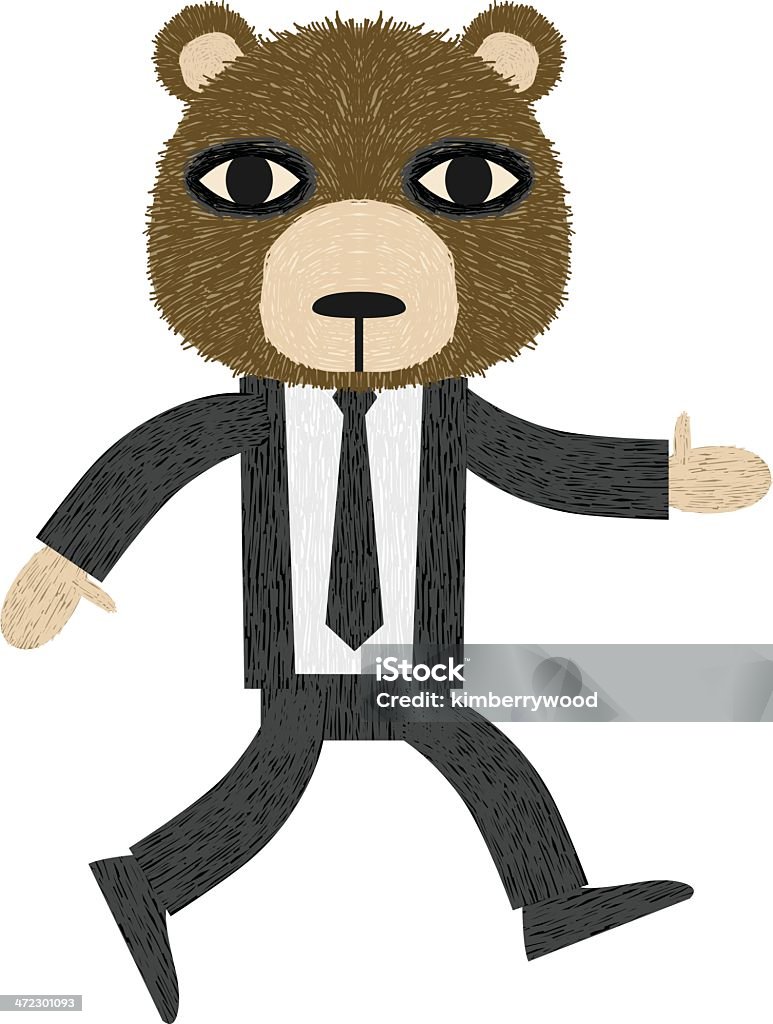 Running Bear Vector File of Business Bear Running Animal stock vector Running Bear Vector File of Business Bear Running Animal stock vector
