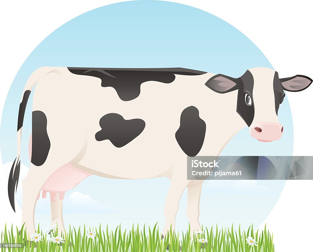 cow - Lizenzfrei Blume Vektorgrafik