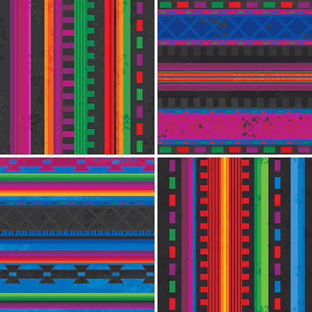 Vector illustration of Mexican Patterns