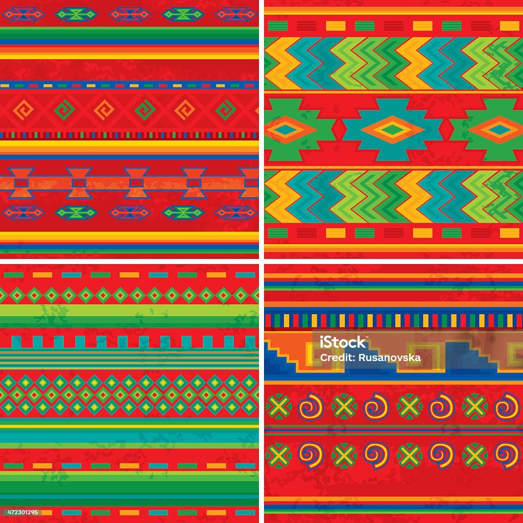 Mexican wzory - Grafika wektorowa royalty-free (Dekoracja)