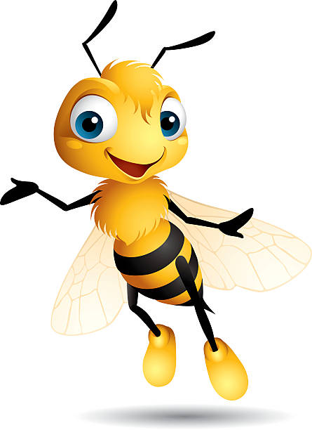 Bee Stock Illustration - Download Image Now - Bee, Cartoon, Characters -  iStock